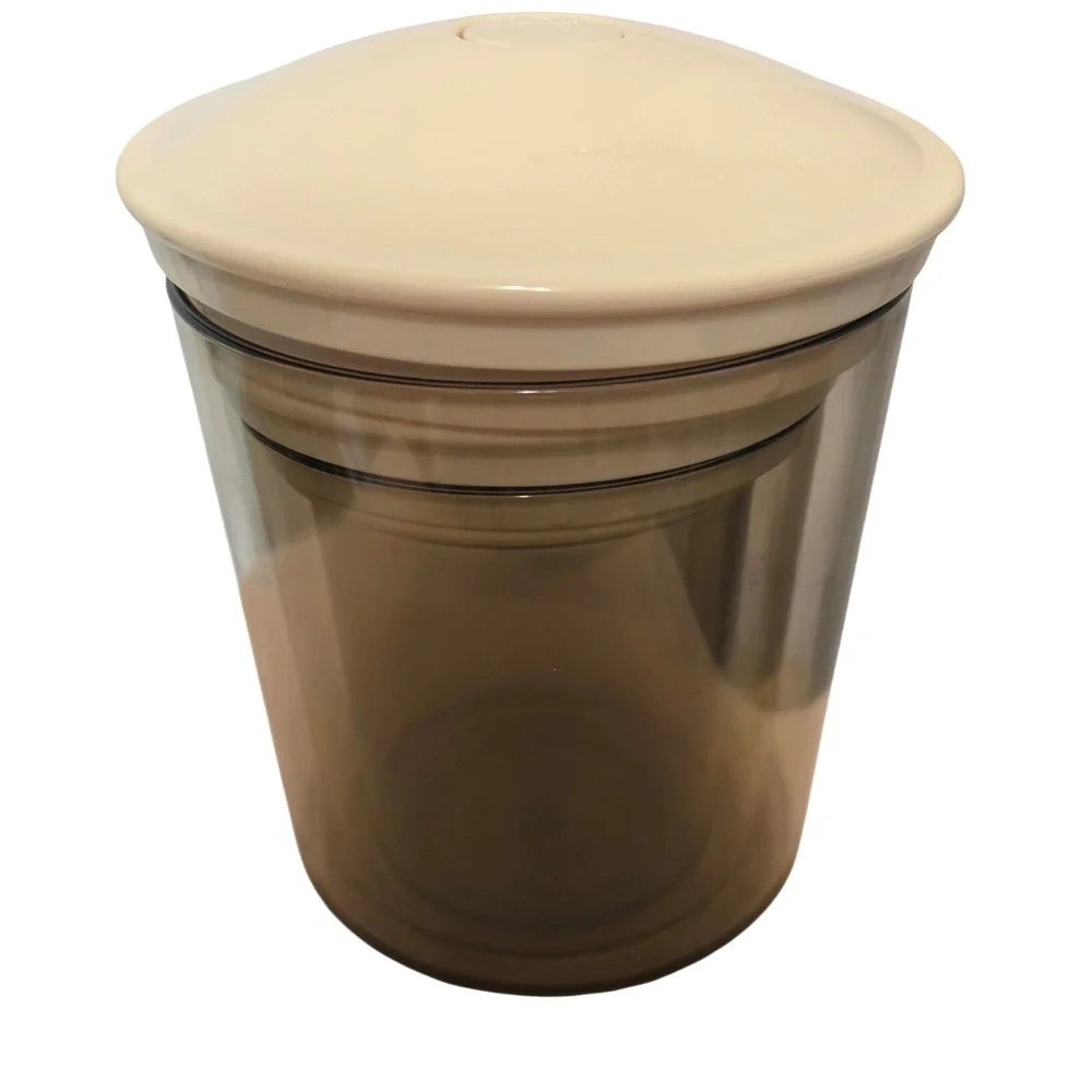 Snail Airtight Canister Set 3pc Smoky Brown Vacuum Seal Storage KY-114 124 135